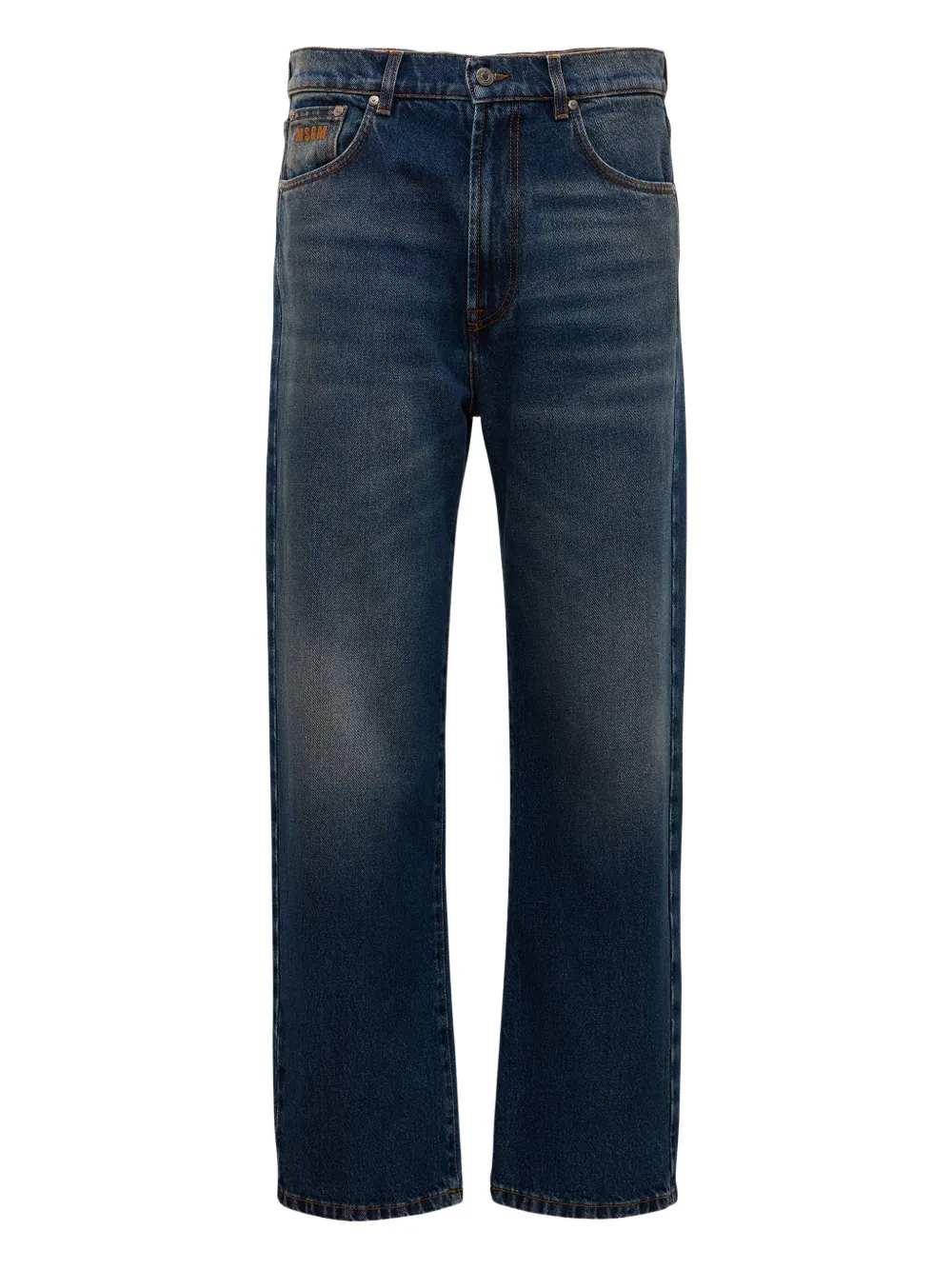 MSGM jeans med logomærke | blå | Image 1