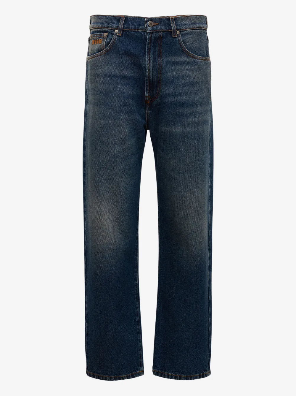 MSGM jeans con parche del logo | azul | Image 1