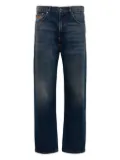 MSGM logo-patch jeans - Blue