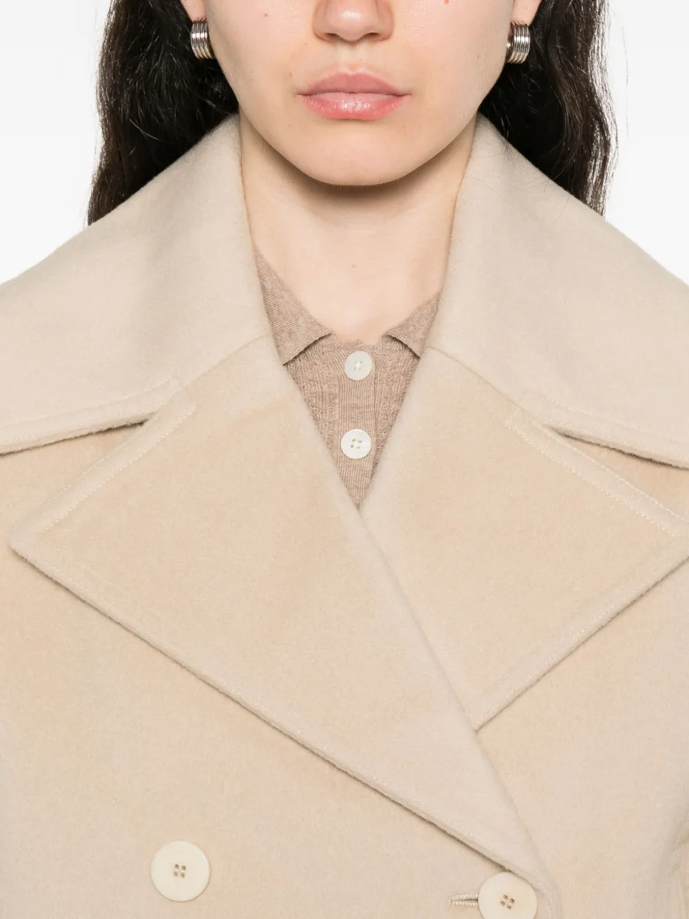 Joseph Luc Double-breasted Jacket In Neutral