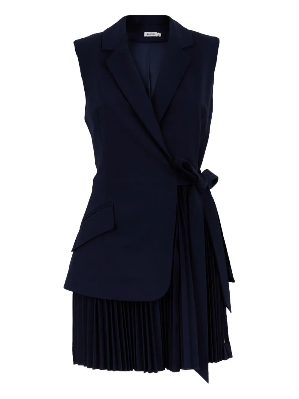 Simkhai Effie pleated wrap dress | Blue | Image 1