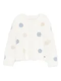 Liu Jo Kids polka-dot sweater - White