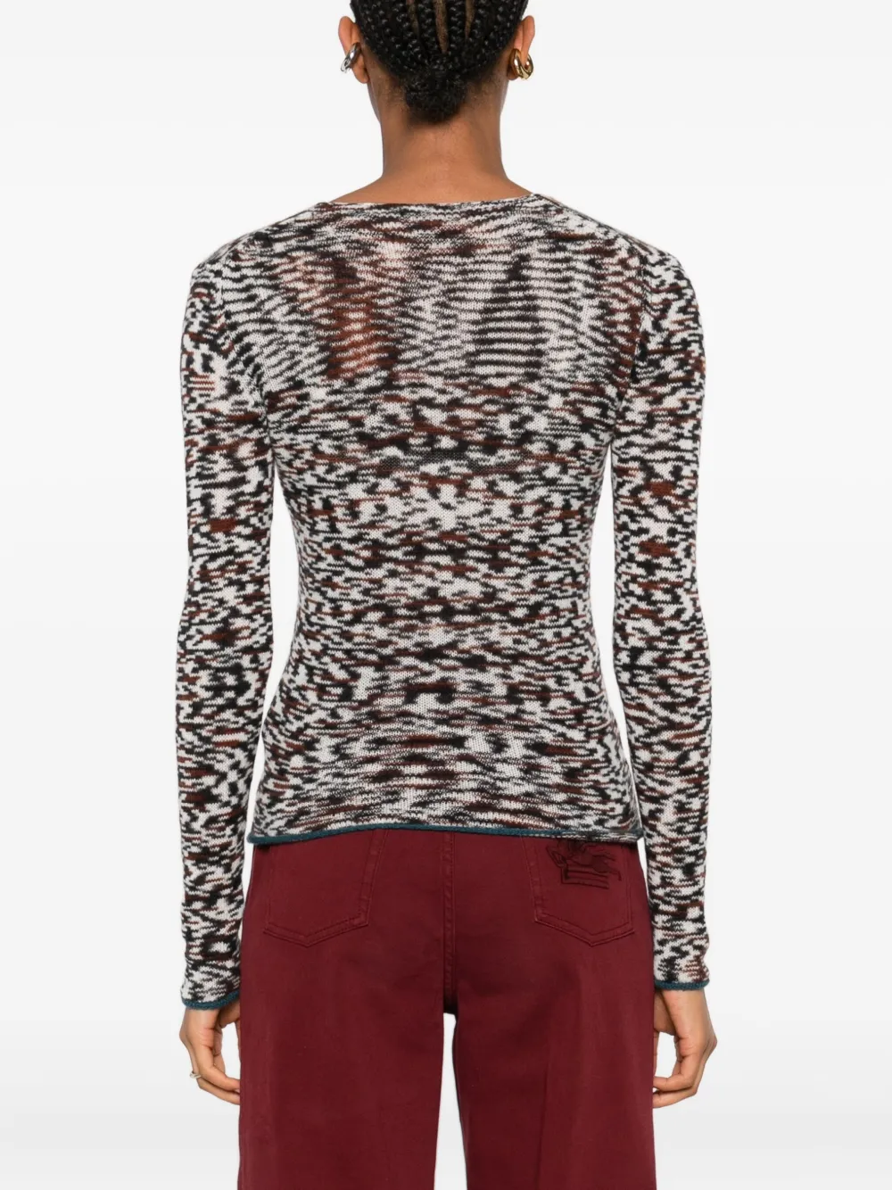 Missoni Trui met vlammenpatroon Zwart