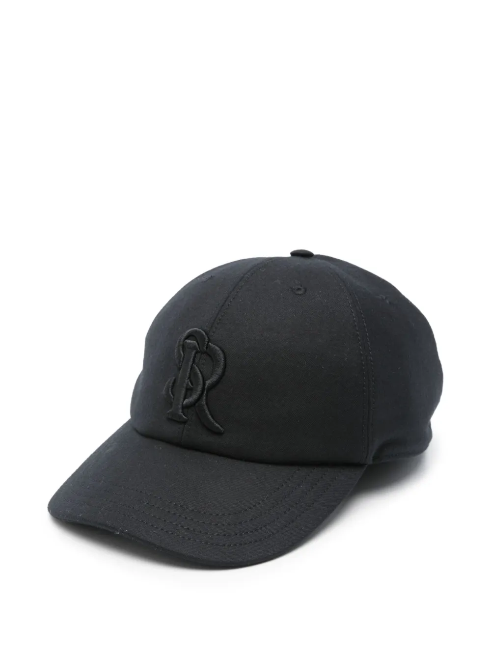 Stefano Ricci logo-embroidered baseball cap hat | Black | Image 1