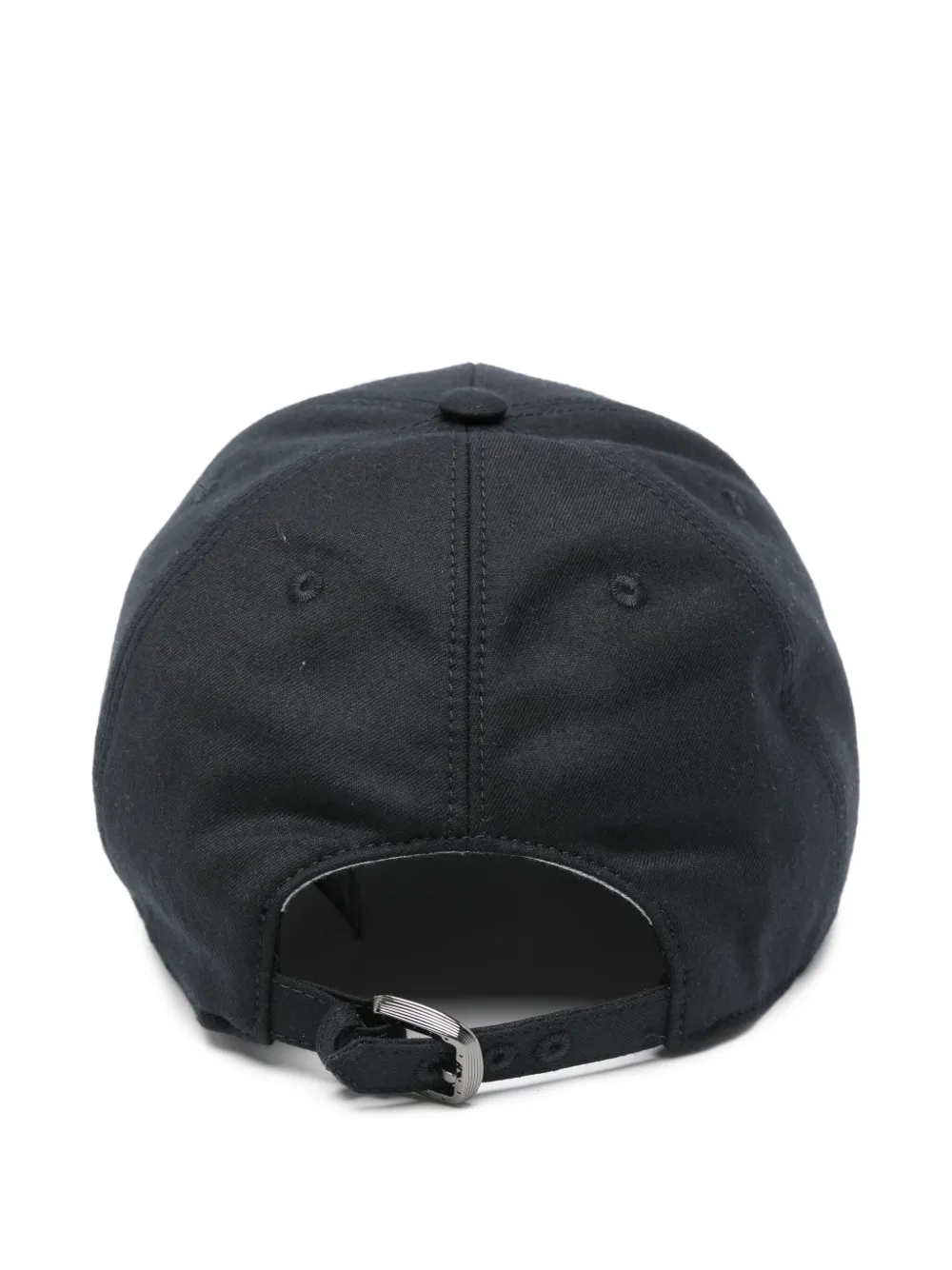 Stefano Ricci Honkbalpet met geborduurd logo - Zwart