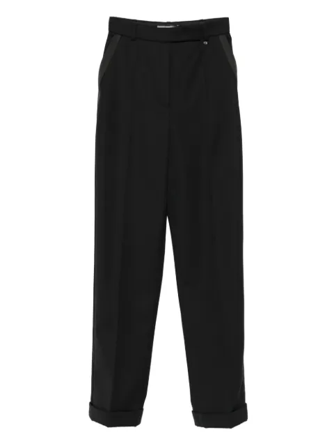 NISSA satin-trim trousers