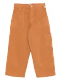 Il Gufo corduroy patch-pocket trousers - Brown