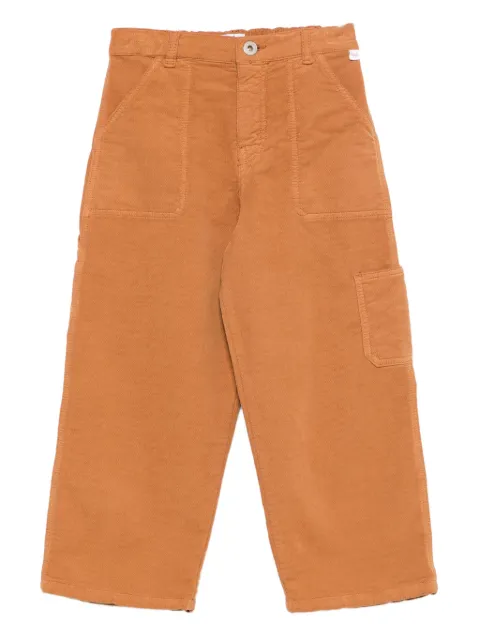 Il Gufo corduroy patch-pocket trousers