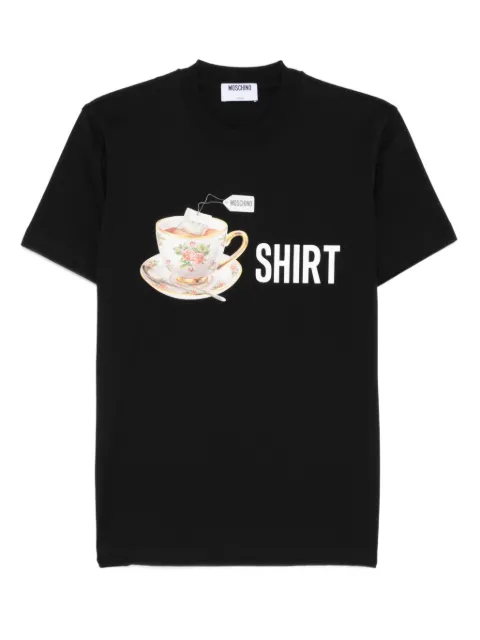Moschino teacup-print T-shirt