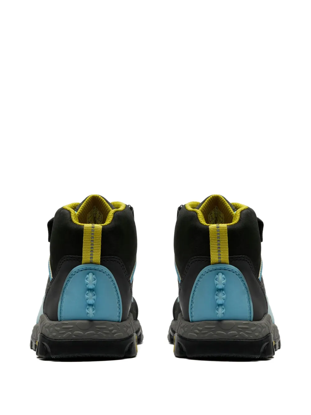 Clarks Kids printed strap high-top sneakers Grijs