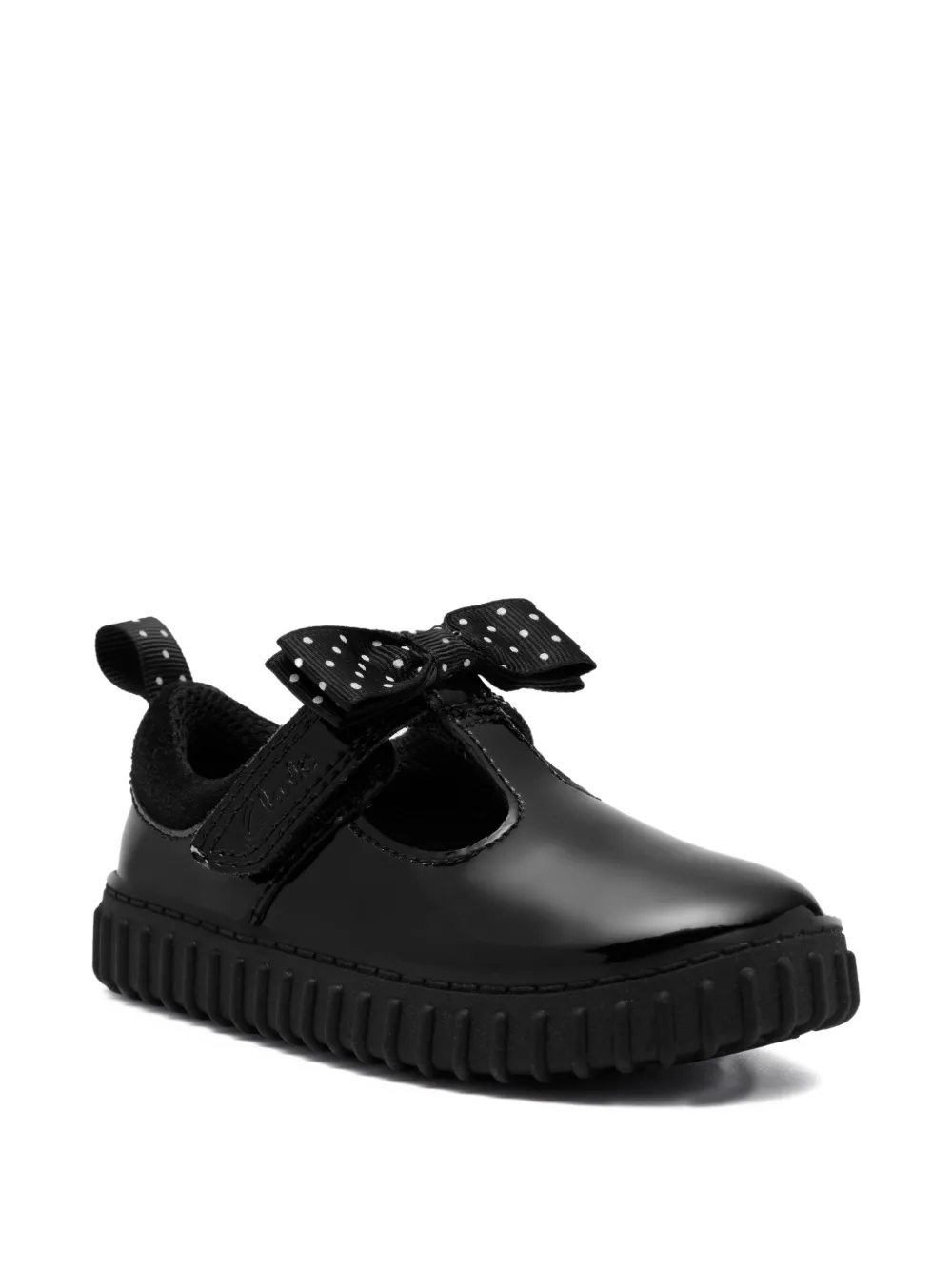 Clarks Kids Cove Bow ballet flats Zwart