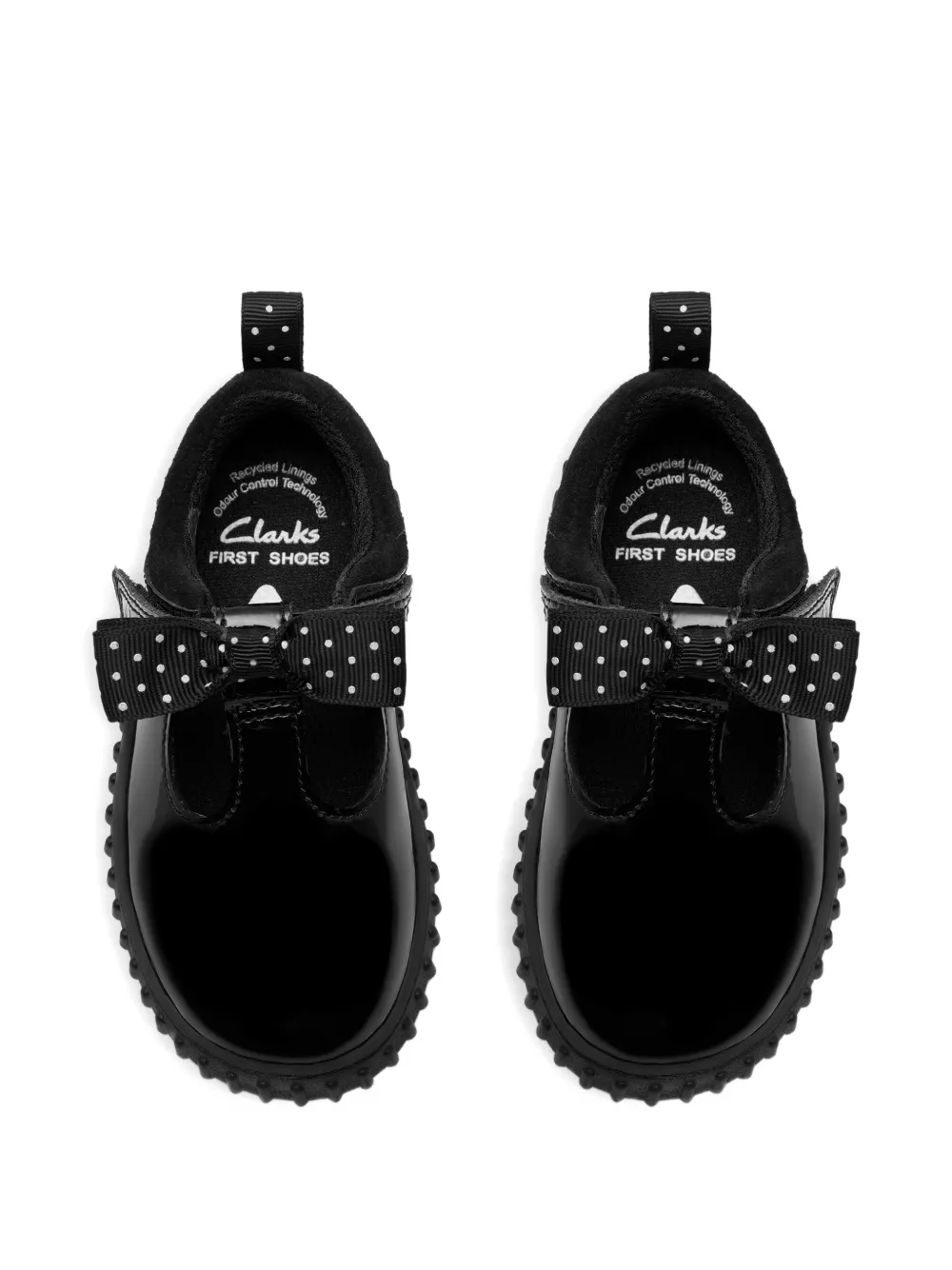 Clarks Kids Cove Bow ballet flats Zwart