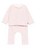 Petit Bateau flower-print tracksuit (set of three) - Pink