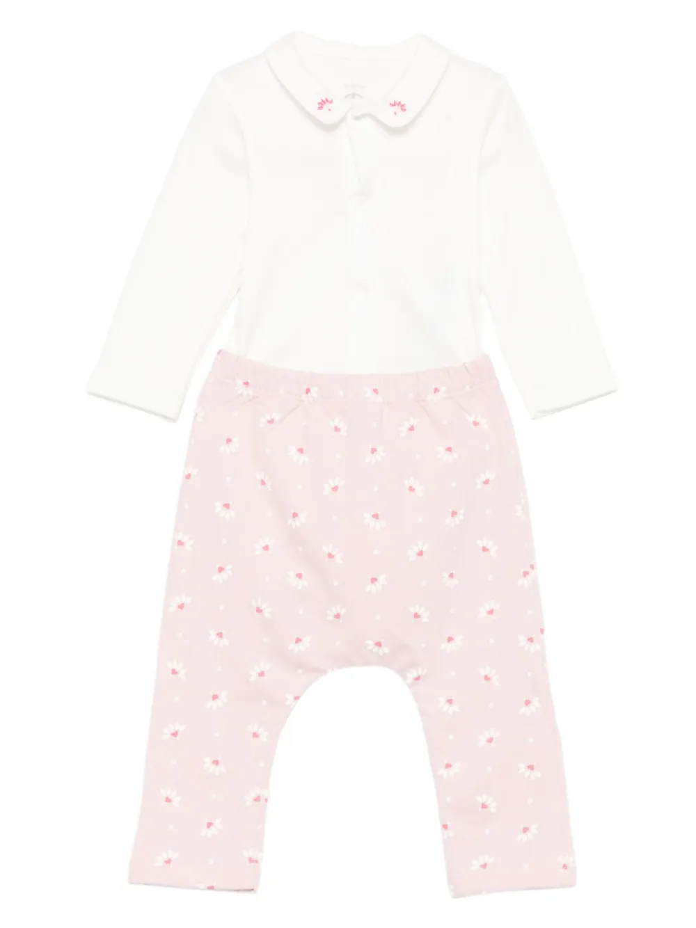 Petit Bateau flower-print tracksuit (set of three) | Tracksuit Sets | Image 2