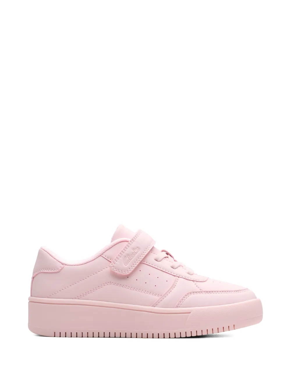 Clarks Kids Barley Step touch-strap sneakers Roze
