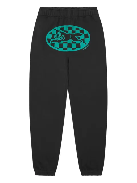 ICECREAM check-pattern track pants