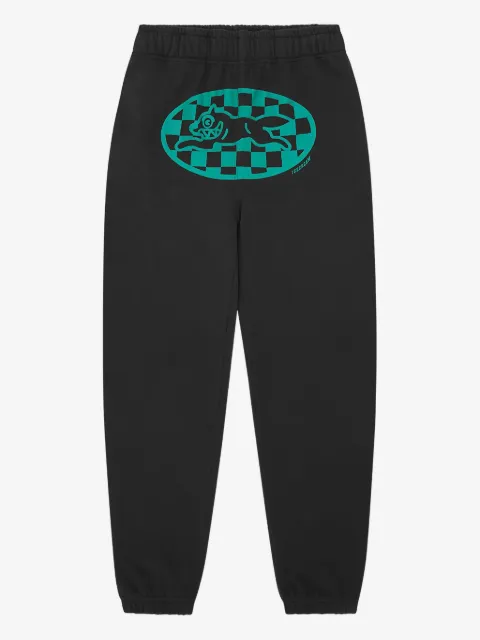 ICECREAM check-pattern track pants