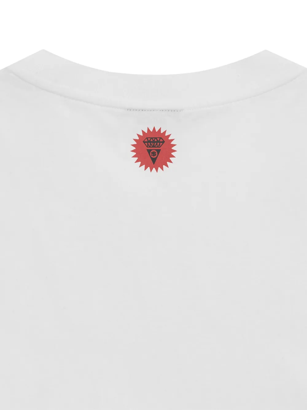 Icecream Checker Running Dog T-shirt In White