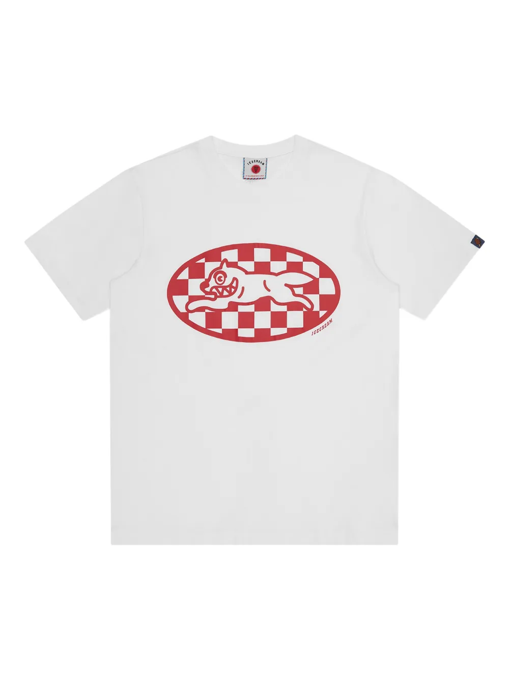ICECREAM Runing Dog T-shirt | White | Image 1