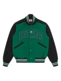 ICECREAM varsity wool jacket - Green