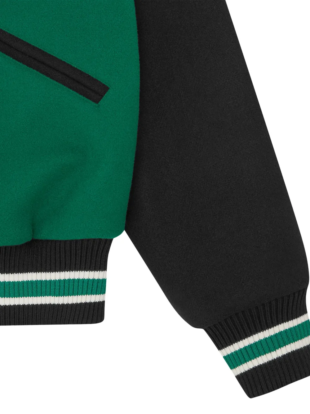 ICECREAM Varsity wollen jack Groen