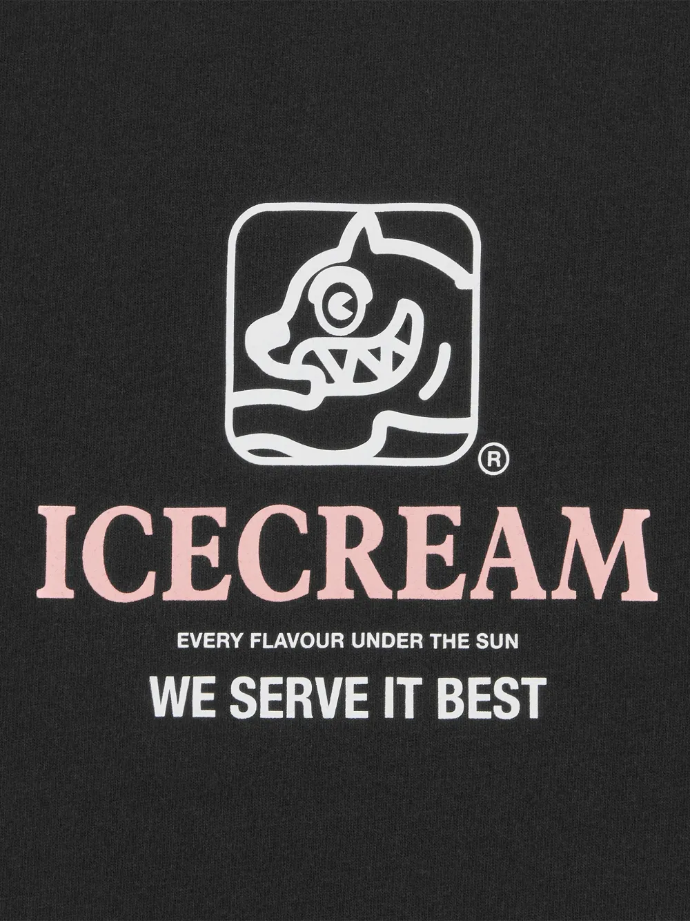 ICECREAM T-shirt met grafische print Zwart