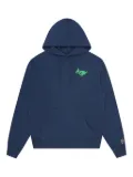 ICECREAM kangaroo-embroidered hoodie - Blue