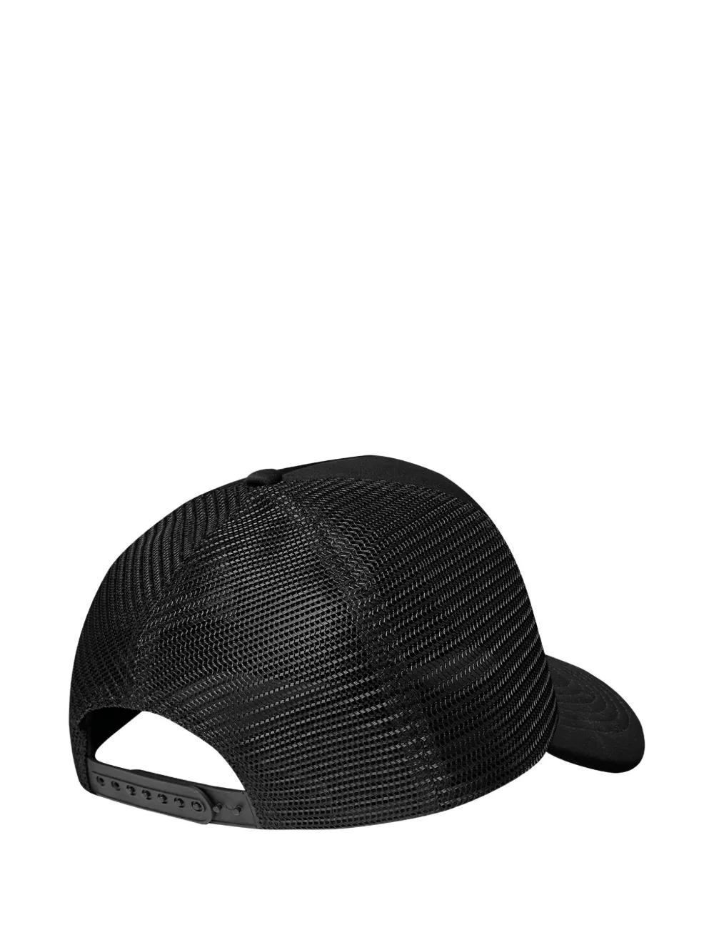 Icecream Checker Running Dog Trucker Cap In Black