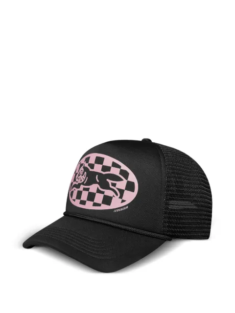 ICECREAM Checker Running Dog Trucker cap 