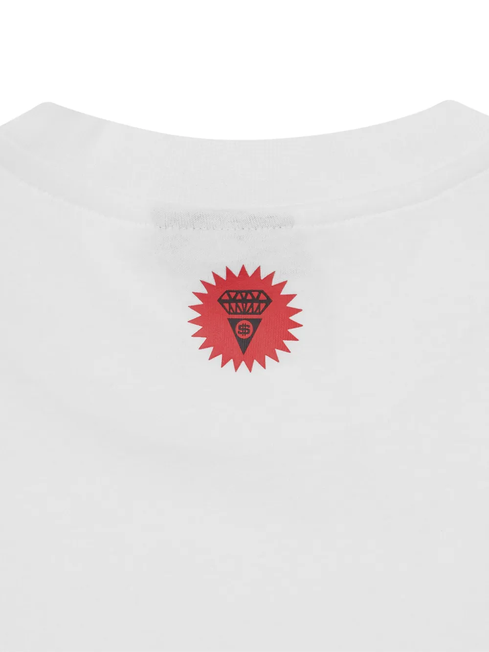 ICECREAM T-shirt met camouflageprint Wit