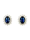 Christian Dior Pre-Owned 1968 crystal-embellished earrings - Gold