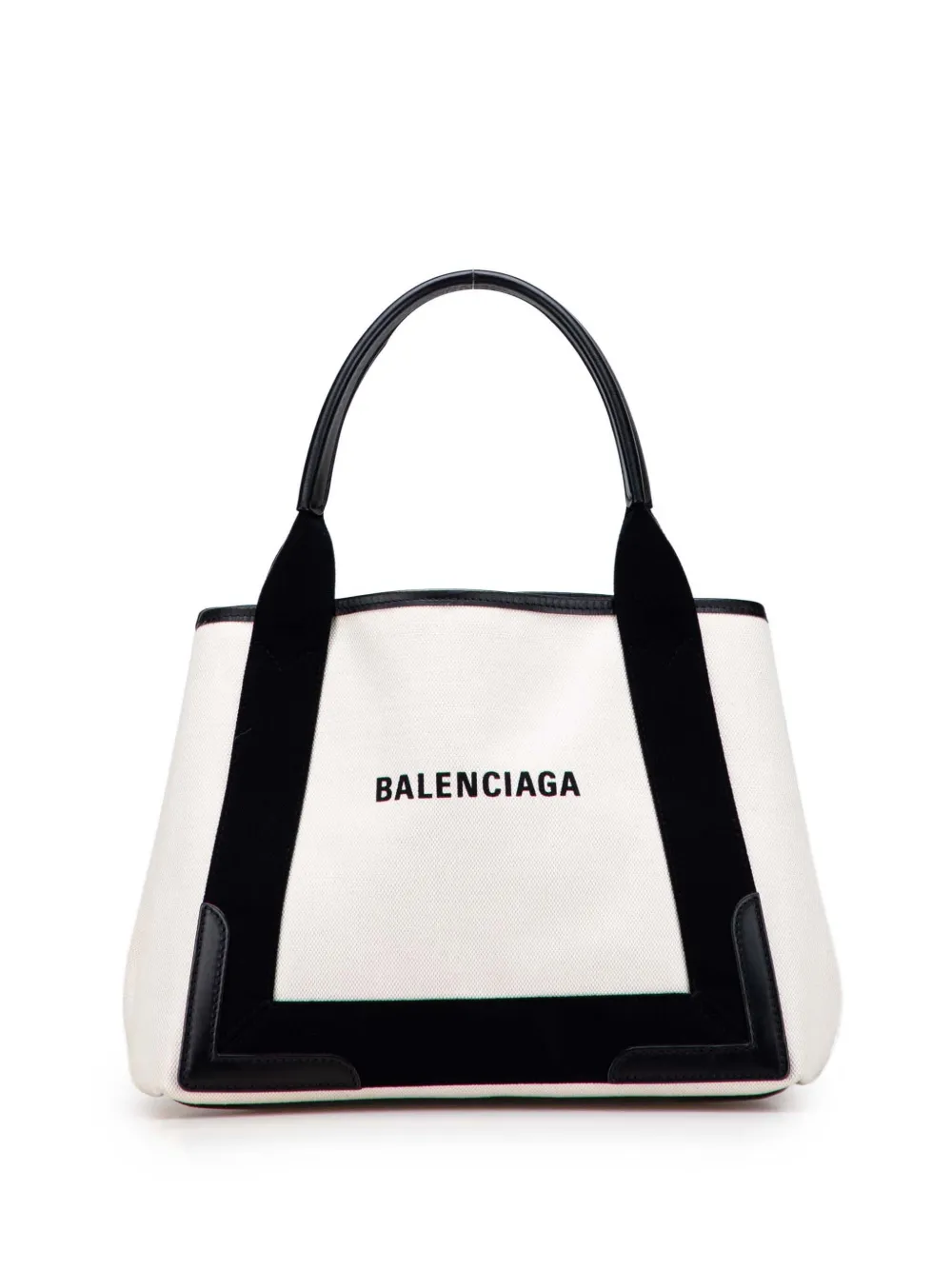 Balenciaga Pre-Owned 2019 キャンバス S ネイビーカバ トートバッグ - ブラック Balenciaga Pre-Owned 2019 キャンバス S ネイビーカバ トートバッグ - ブラック