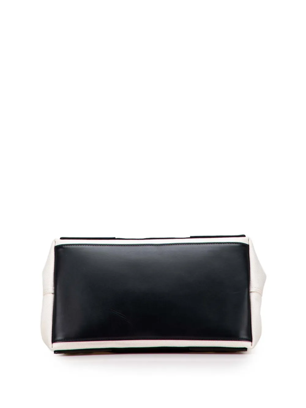 Pre-owned Balenciaga 2019 Canvas S Navy Cabas Tote Bag In Black