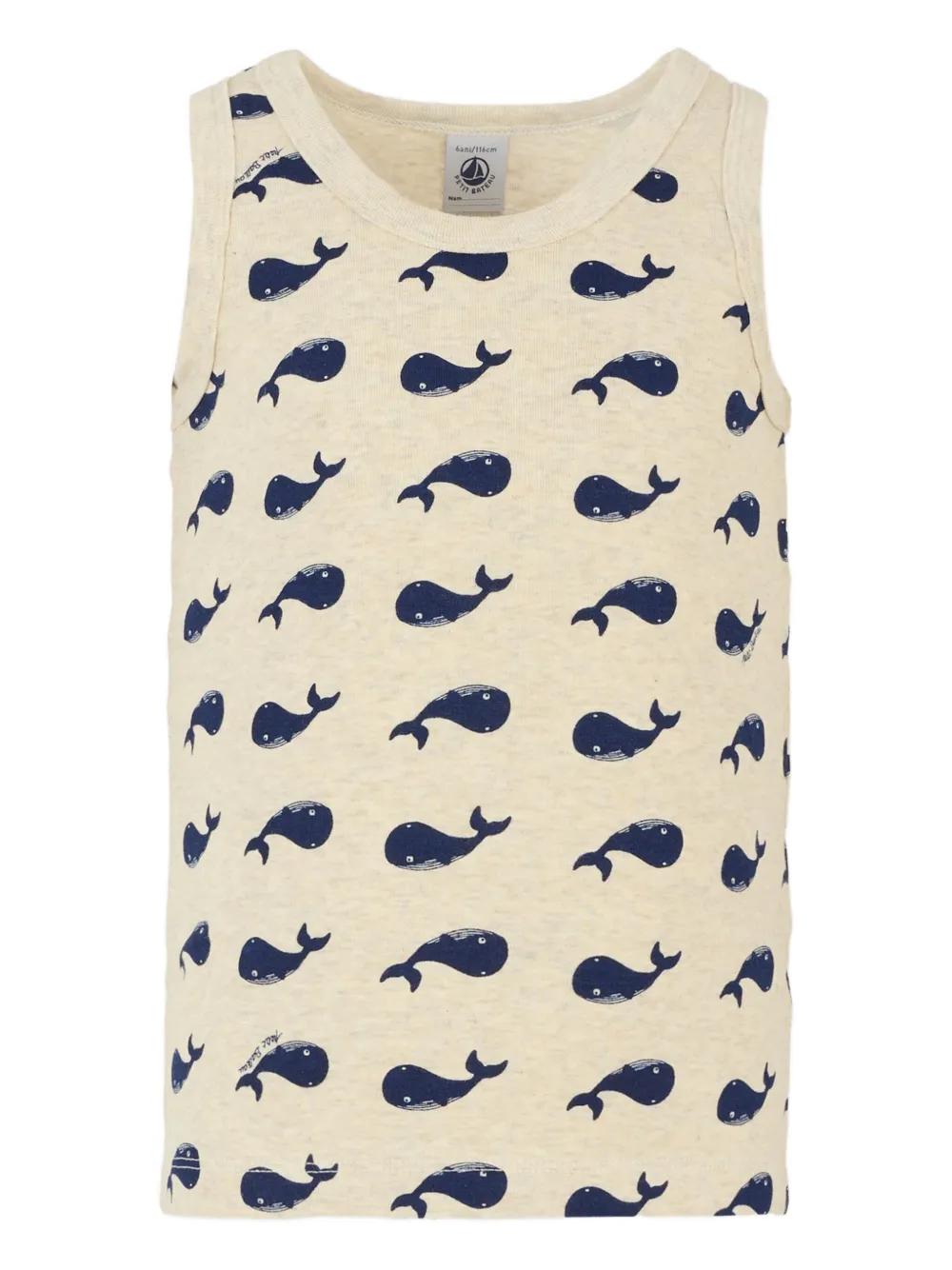 Petit Bateau vest top two-pack Blauw