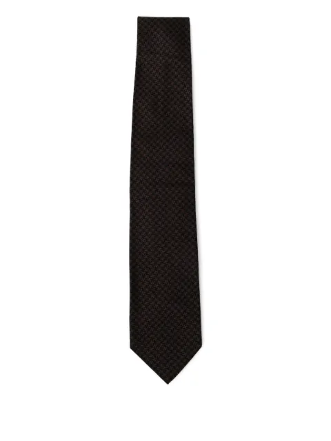 TOM FORD patterned-jacquard silk tie