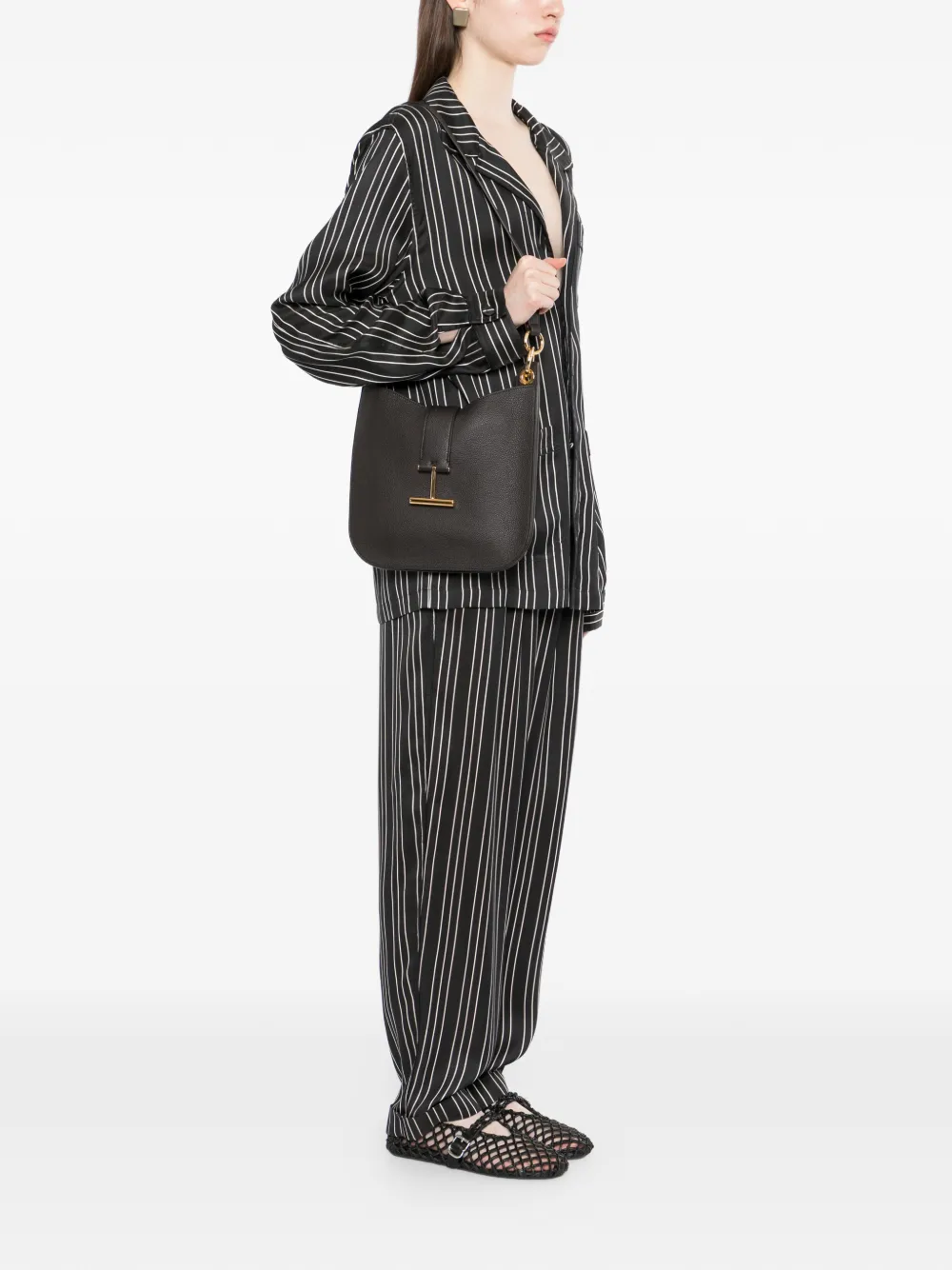 TOM FORD t bar shoulder bag - Bruin