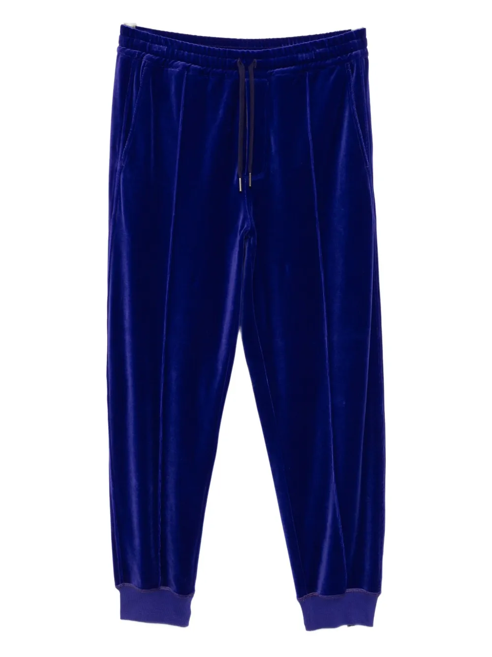 Tom Ford Velvet Track Pants In Blue