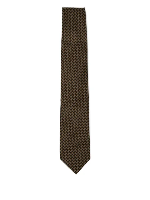 TOM FORD corbata de seda con motivo en jacquard