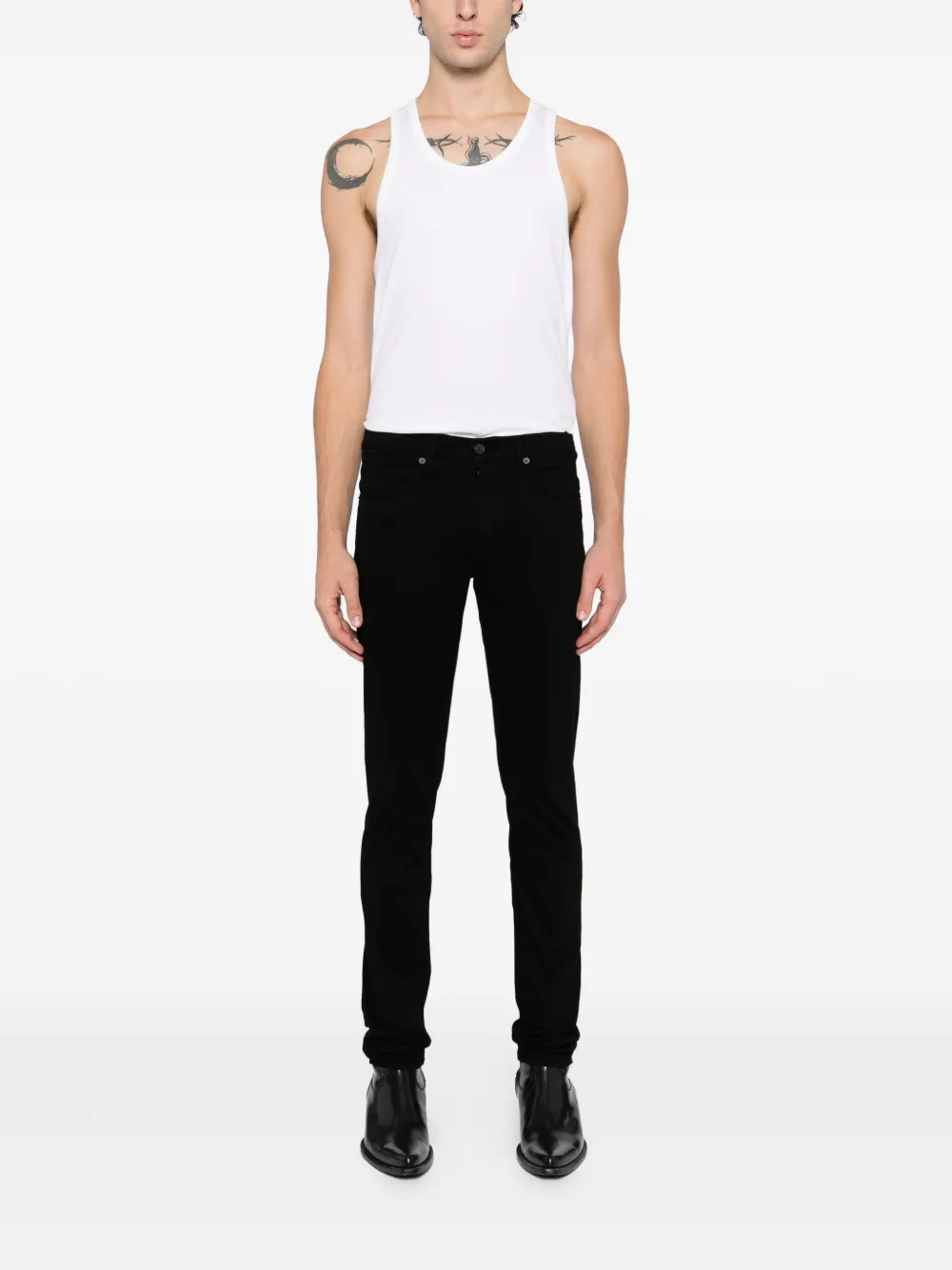 TOM FORD Geribbelde tanktop - Beige