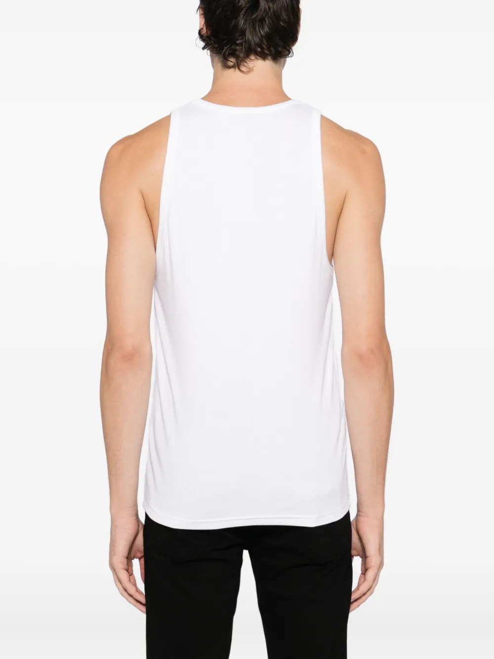 Tom Ford Ribbed Tank In White