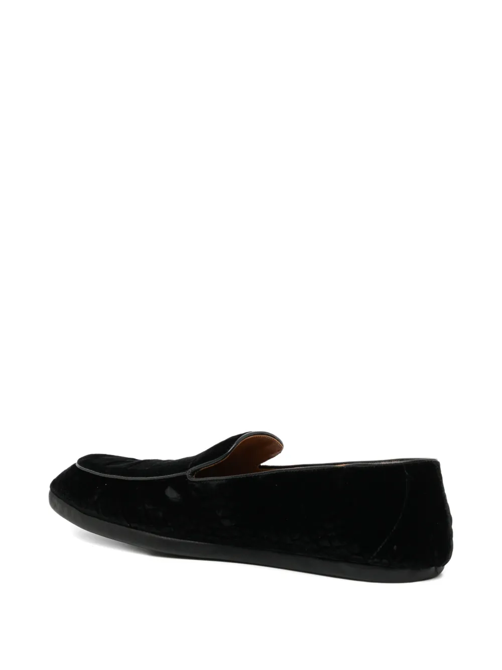 TOM FORD velvet loafer Zwart