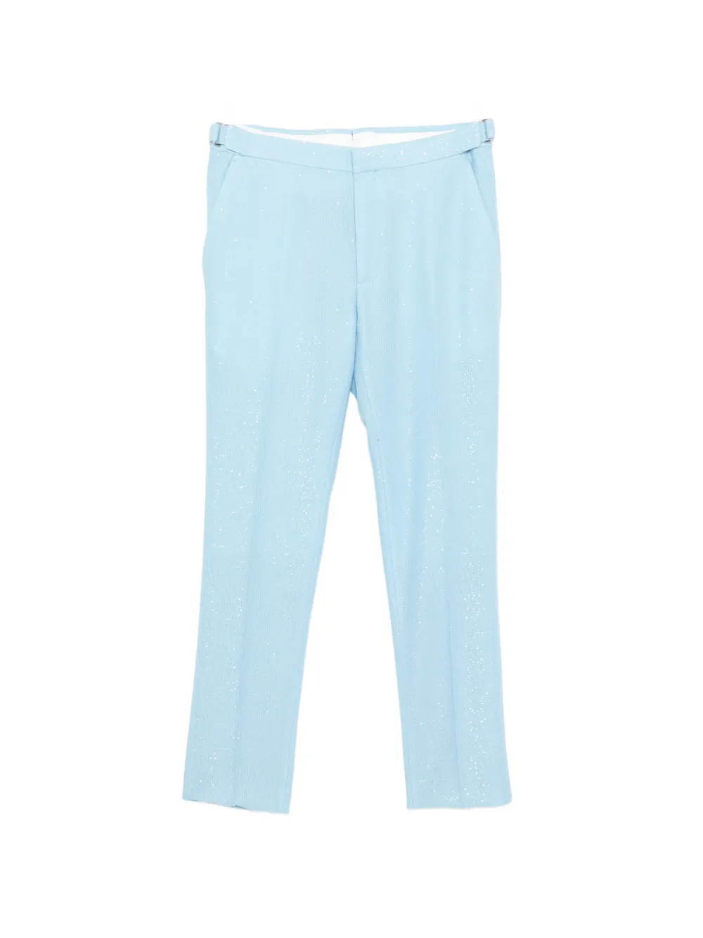 TOM FORD sequinned bouclé trousers - Blu