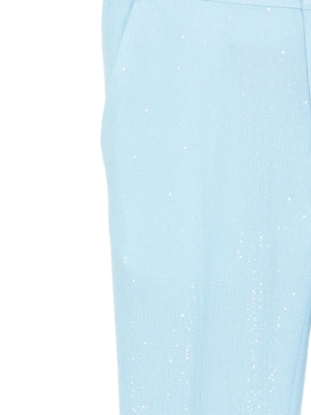TOM FORD Bouclé broek met pailletten Blauw
