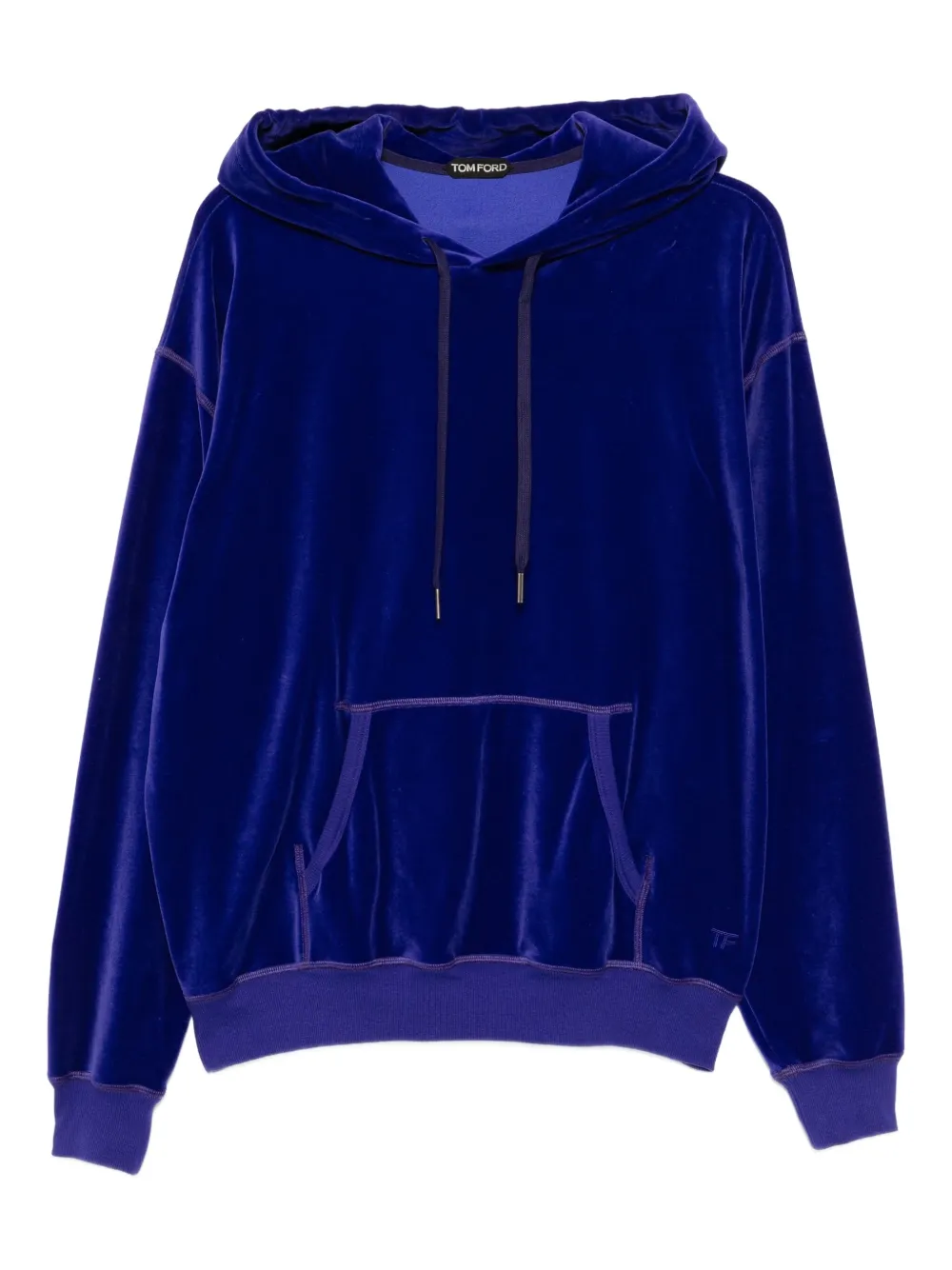 TOM FORD ベロアパーカー - パープル TOM FORD ベロアパーカー - パープル