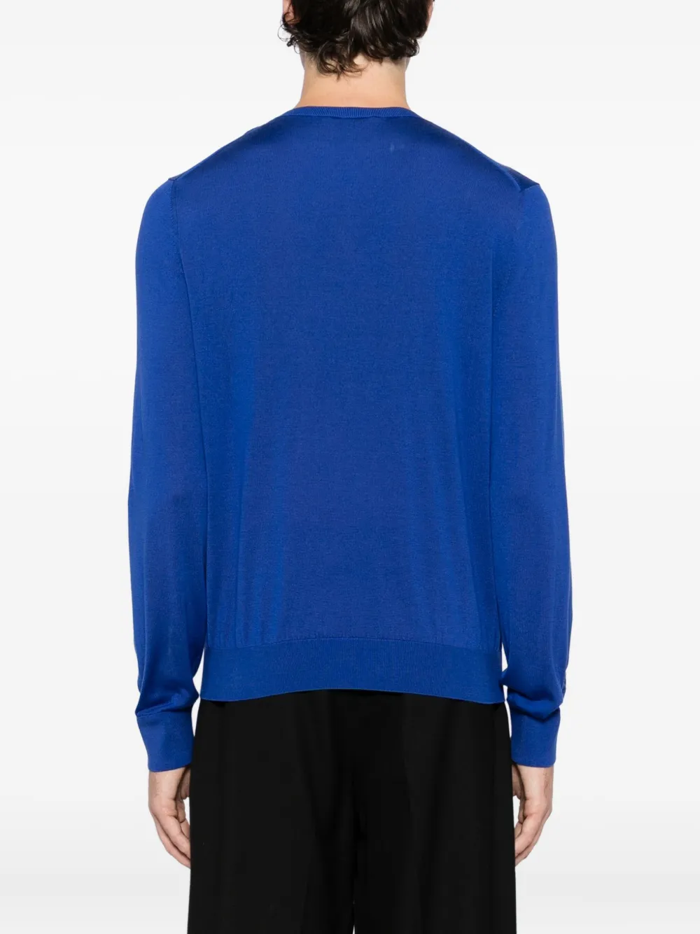 TOM FORD Zijden T-shirt Blauw