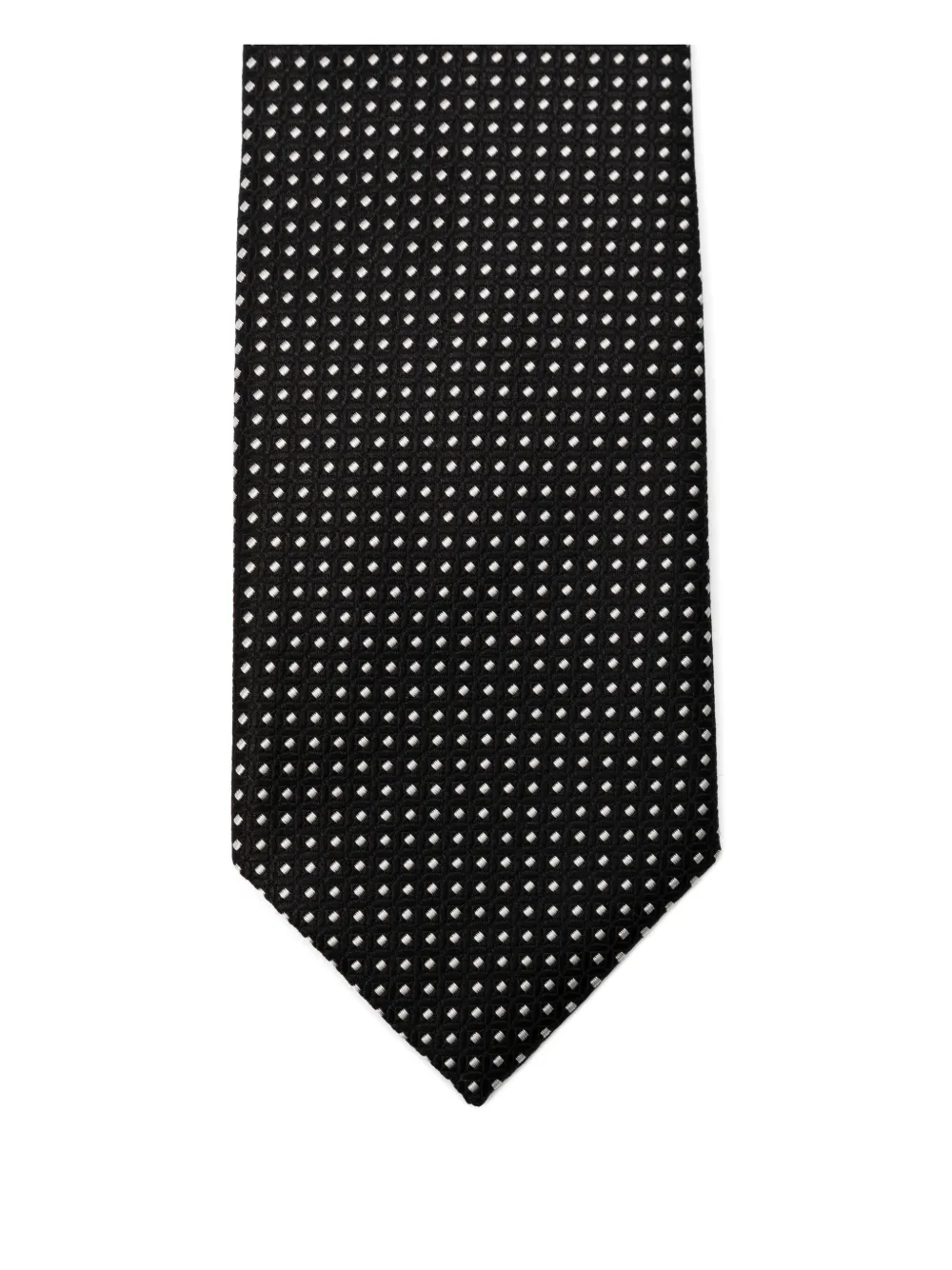 Tom Ford Silk Polka-dot Tie In Black