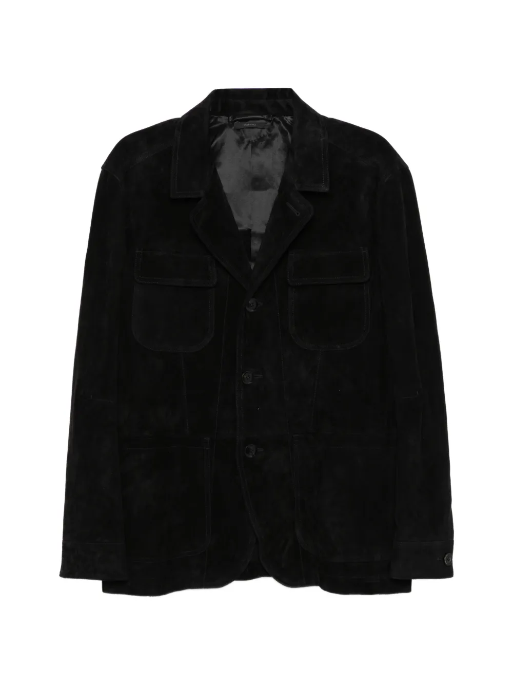 TOM FORD leather blazer - Nero