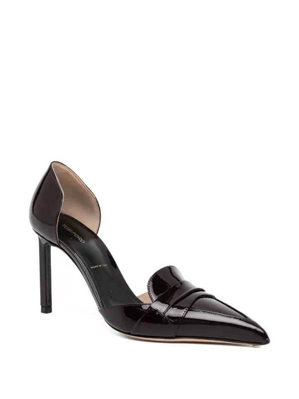 TOM FORD 90mm Leather Pumps | Brown | FARFETCH