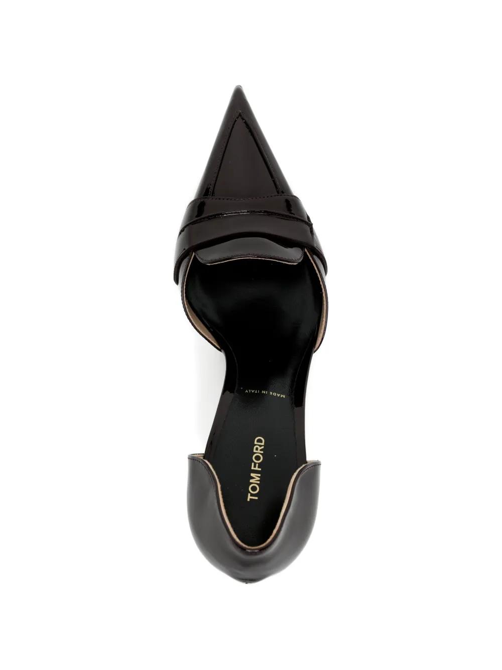 TOM FORD 90mm pointed toe strap pumps Bruin