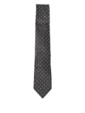 TOM FORD silk polka-dot tie - Grey